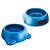 Comedouro Plástico Glamour Furacão Pet Azul 1 L - Imagem 1