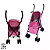Carrinho De Passeio Print Rosa Bom Amigo - Imagem 1