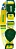 COLEIRA CBF CANARINHO - CBF AMARELO - G - Imagem 1
