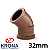 JOELHO SOLDÁVEL 32MM DE 45° GRAUS - KRONA - Imagem 1