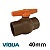 REGISTRO ESFERA SOLDÁVEL 40MM PVC - VIQUA - Imagem 1