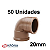 KIT 50 JOELHOS SOLDÁVEIS 20MM DE 90° GRAUS - KRONA - Imagem 1