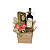 Box com Rosas Cor de Rosa Vinho e Chocolate - Imagem 1