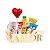 Cesta de Café Amor - Imagem 1
