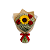 Buquê Trio de Rosas com Girassól - Imagem 1