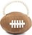 Brinquedo de Pelúcia para Cães Bola Futebol Americano The Pets Brasil The Pets - Imagem 1