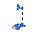 Bebedouro Lambe Lambe Bilha Azul Truqys Pets 1 L - Imagem 1