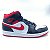 JORDAN 1 MID GYM RED BLACK WHITE - Imagem 2