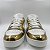PRADA DOWNTOWN LEATHER LOW TOP PLATINUM GOLD - Imagem 3