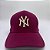 BONÉ DO NEW YORK YANKEES ABA CURVA SNAPBACK NEW ERA BORDO - Imagem 1