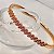 BRACELETE LUXO ARO CRAVEJADO DE ZIRCONIAS PINK - Imagem 3