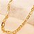CHOKER ELOS RETANGULAR 30+10CM - Imagem 1