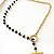 CHOKER GARGANTILHA 40CM MISTA, ELO PORTUGUES E PED - Imagem 1