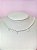 CHOKER MELINDROSA EM PEROLAS BRANCAS C/PING ZIRCON - Imagem 1