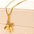 Conjunto - COLAR VENEZ 40CM PING 3 BORBOLETAS 1 CRAV ZIRCONIA E RODIO - Imagem 1