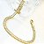 PULSEIRA BRACELETE NAVETES ZIRCONIAS DE 5X3mm FECH - Imagem 1
