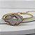 BRACELETE ARO  1 PEDRAS NATUR GEODO MAIOR - Imagem 1