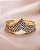 ANEL MODELO CETA 4 FILETES ZIRC E RÓDIO - Imagem 2