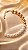PULSEIRA LUXO MISTA PEROLAS DOURADAS E BRANCO PERO - Imagem 1