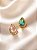 PINGENTE ZIRC GOTA COLORIDA C/BORDES CRAV - Imagem 1