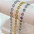 PULSEIRA ELOS E QUADRADOS CRISTAL - Imagem 1