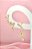 BRINCO CUFF FIXO COM GOTA PENDENTE ZIRCONIA CRISTA - Imagem 1