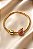 PULSEIRA BERLOQUEIRA OURO COM PING PASS FIO MAÇÃ C - Imagem 1