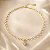 CHOCKER ELOS FOLHAS E ZIRCONIA ÚNICA CORAÇÃO - Imagem 2