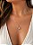 Conjunto - CONJ 2 PÇ GARG VENEZ 45+ PINGENTE GUIRLANDA ZIRC CORAÇÃO E  CRAV ZIRC 3mm - Imagem 2
