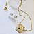 Conjunto - CONJ 4PÇ PING N SRA APAREC + GARG + BRINCO ZIRC - Imagem 1