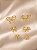 BRINCO TRIO LACINHO C ZIRCONIA CENTRAL - Imagem 1