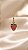 PING MINI MORANGUINHO CRAVEJADO ZIRC COLOR - Imagem 1