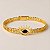 PULSEIRA BRACEL MALHA COM PING OLHO GREGO 21+5CM 7 - Imagem 1