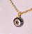 CONJ 2 PÇ CHOKER ELO TIPO PORTUGUES E PING MANDALA - Imagem 2