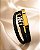PULSEIRA MASCULINA COURO C DETALHES DOURADOS - Imagem 2