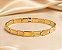 BRACELETE MASCULINO AÇO DOUR 13MM LARG ARTIC.20CM - Imagem 1