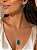 CONJ GARG LUXO GOTA ZIRC AZUL GARG + PING + BRINCO - Imagem 2