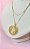 CONJ 2 PÇ CORDÃO MELINDR E RELICARIO MEDALHÃO 33MM - Imagem 1