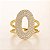 ANEL OVAL LUXO CRAV ZIRC - Imagem 2