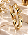Pulseira - BRACELETE ABERTO DUPLO ARO FOLHAS COM ZIRC - Imagem 1