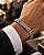 BRACELETE COM CHAPA CRAV ZIRCONIA 20CM - Imagem 2