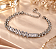 BRACELETE MALHA COM NAVETES - Imagem 1