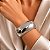 BRACELETE RIGIDO LARGO LISO PALADIO - Imagem 2