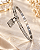 BRACELETE ZIRCONIA CADEADO - Imagem 1
