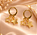 BRINCO ARGOLA COM DUAS ESTRELAS PEND - Imagem 1