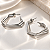 BRINCO ARGOLA TRIPLA GEOMETRIC - Imagem 1