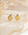 BRINCO CHAPA CIRCULO COM PONTO ZIRCONIA 4mm - Imagem 1