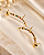 BRINCO EAR CUFF CORAÇÃO E ZIRCÔNIA COLORIDA - Imagem 1