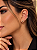 BRINCO EAR CUFF CORAÇÃO E ZIRCÔNIA COLORIDA - Imagem 2