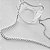 CHOKER RIVIERA ZIRCONIA 3X2mm 30+10CM - Imagem 3